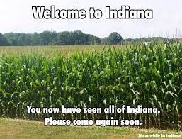 This is accluly what most of indiana is...cornfields - meme