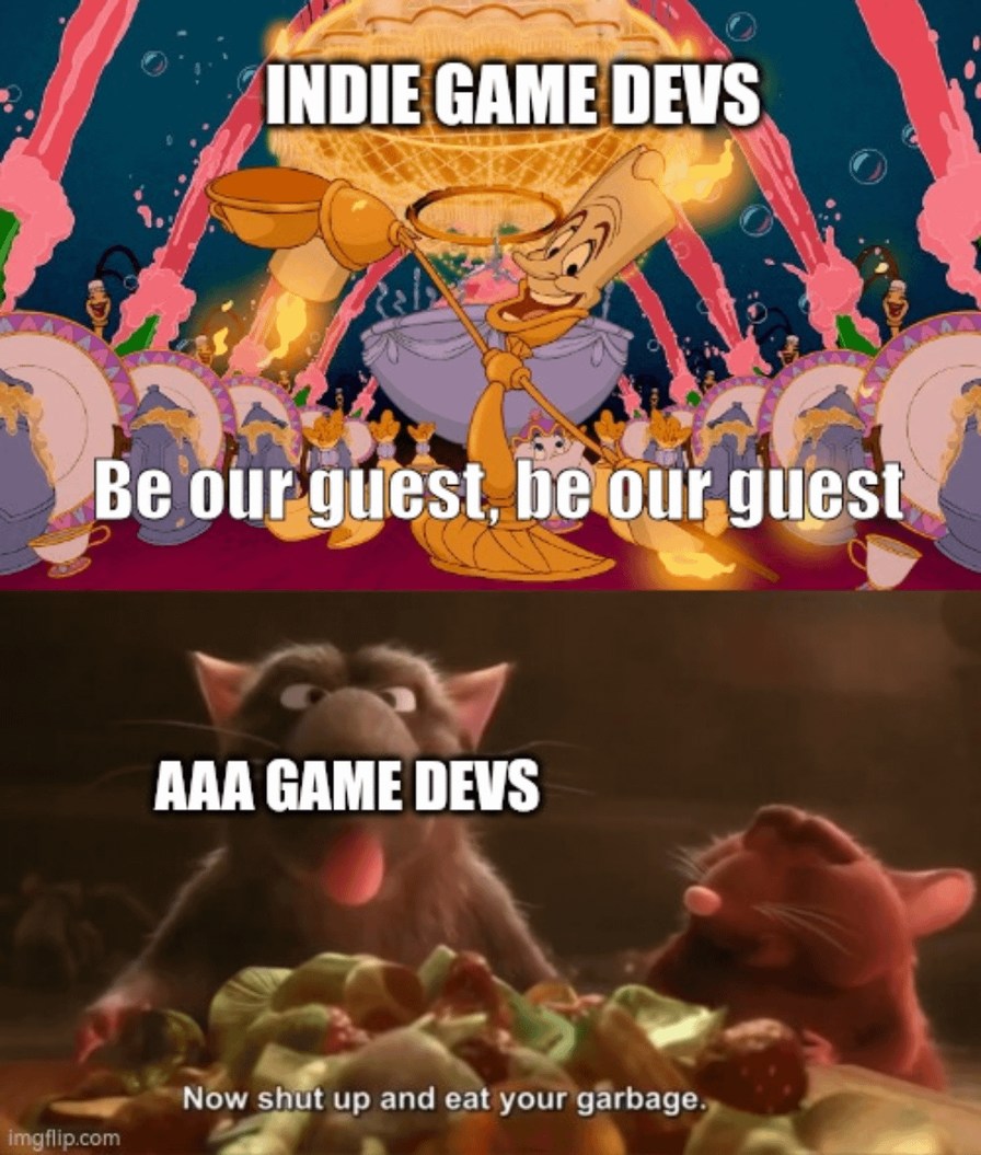 Support small creators - meme