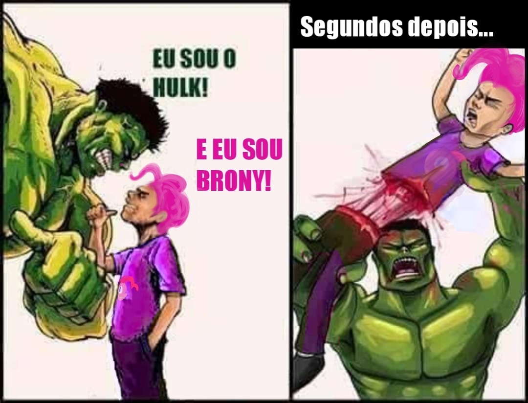 Hulk meu herói - meme