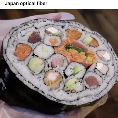 Sushi made of shushi, internet meme