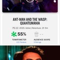 Ant man 3 ha salido con una puntuación pésima en Rotten Tomatoes