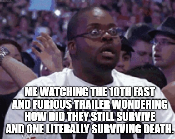 Fast and Furious X trailer meme