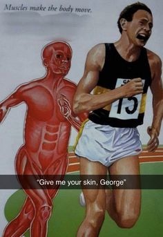 "Give me your skin, George" - meme
