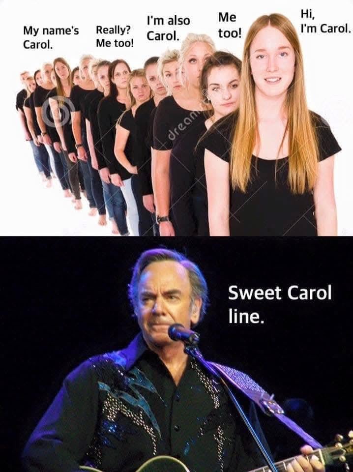 Carol line - meme