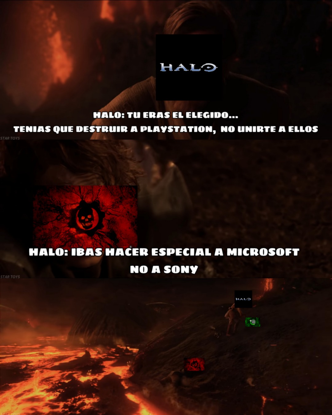 Halo vs gears of war - meme