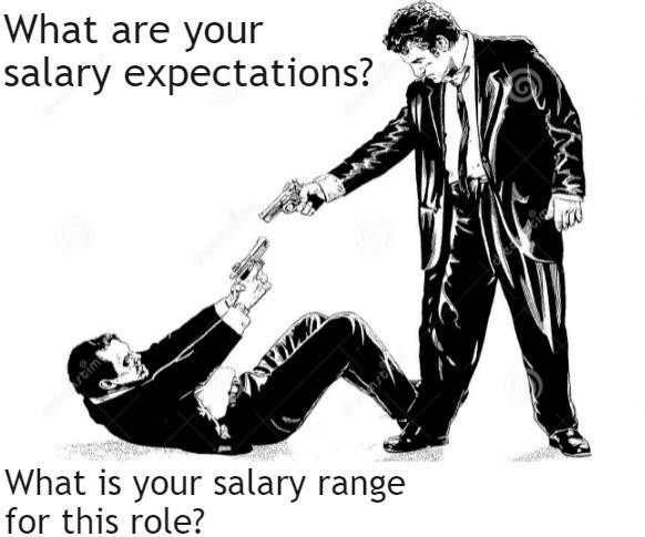 The salary standoff - meme
