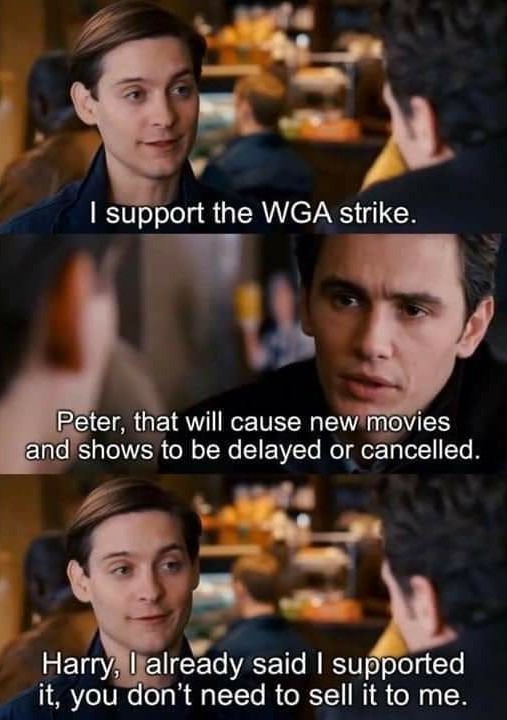I wish them a very strike until all demands are met - meme