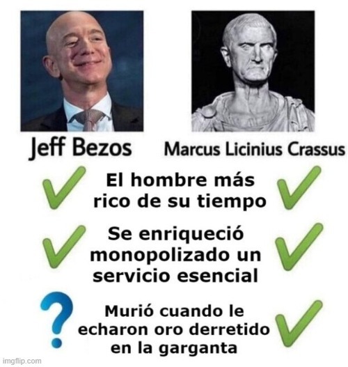 Pronostico de muerte de Jeff Bezos - meme
