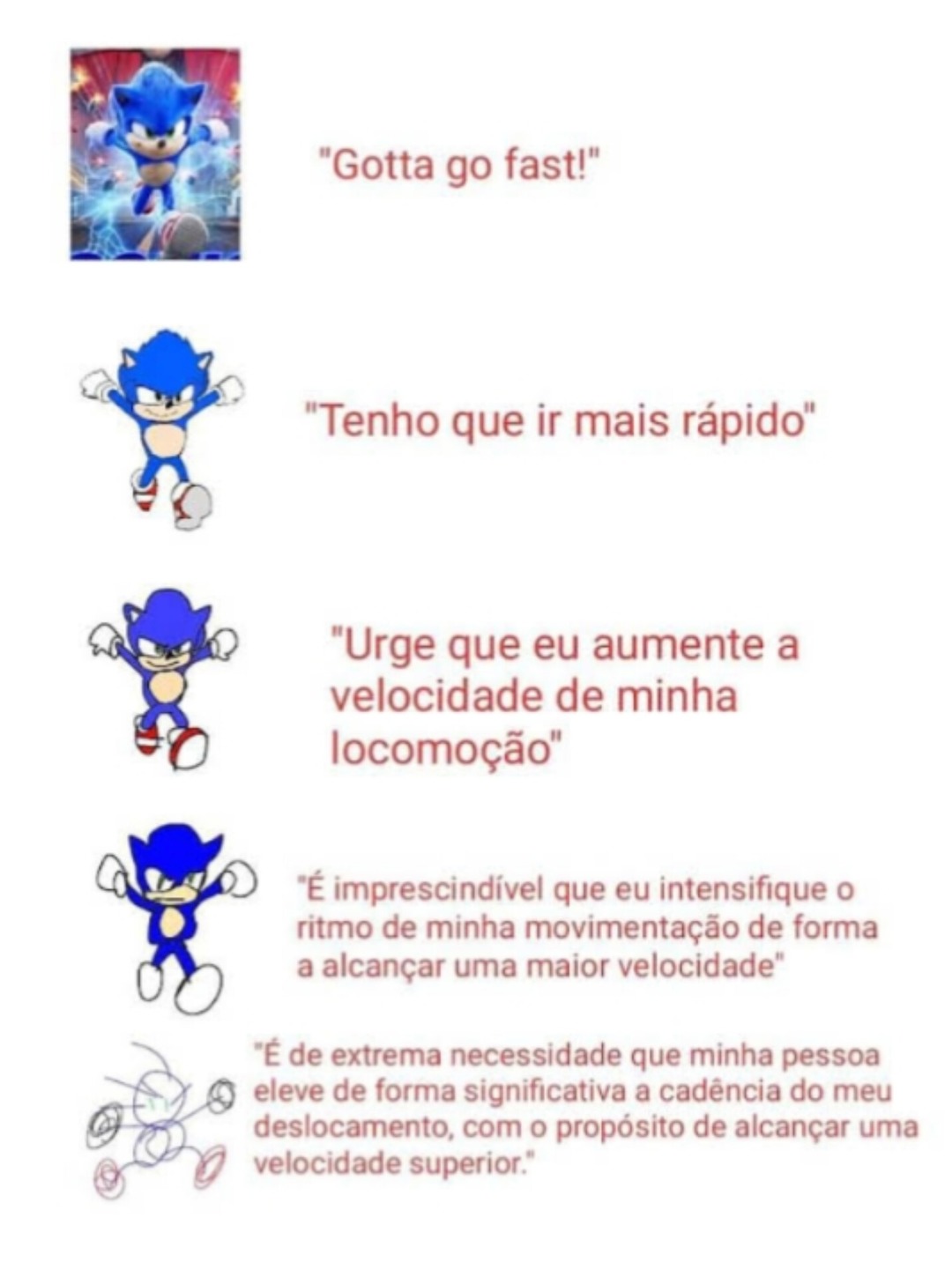 Sonic o ouriço - meme