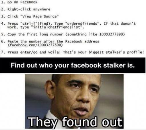 catching stalkers - meme