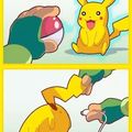 Pauvre Pikachu... Tout ça pour jouer à Pokémon.