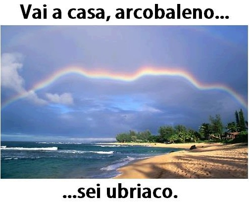 Basta alcol arcobaleno by nicola2002 - meme