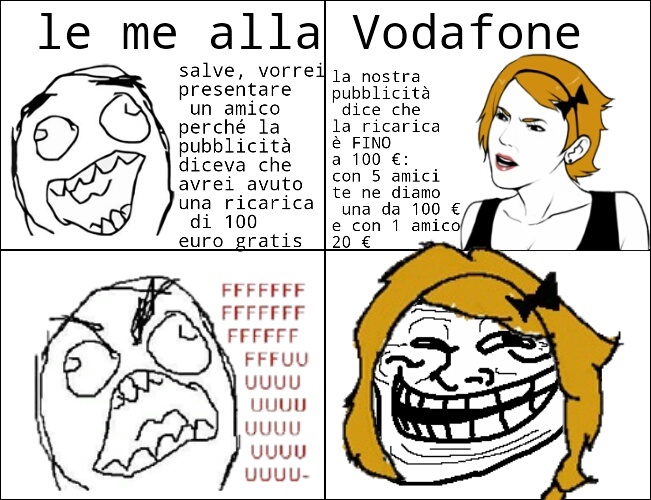 trollato dalla Vodafone - meme