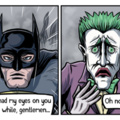 Joker cares for batman