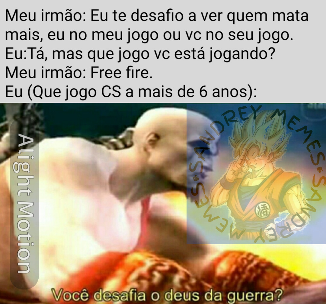 Deus dos jogos - meme