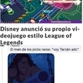 Disney ha anunciado un videojuego tipo League of Legends xd