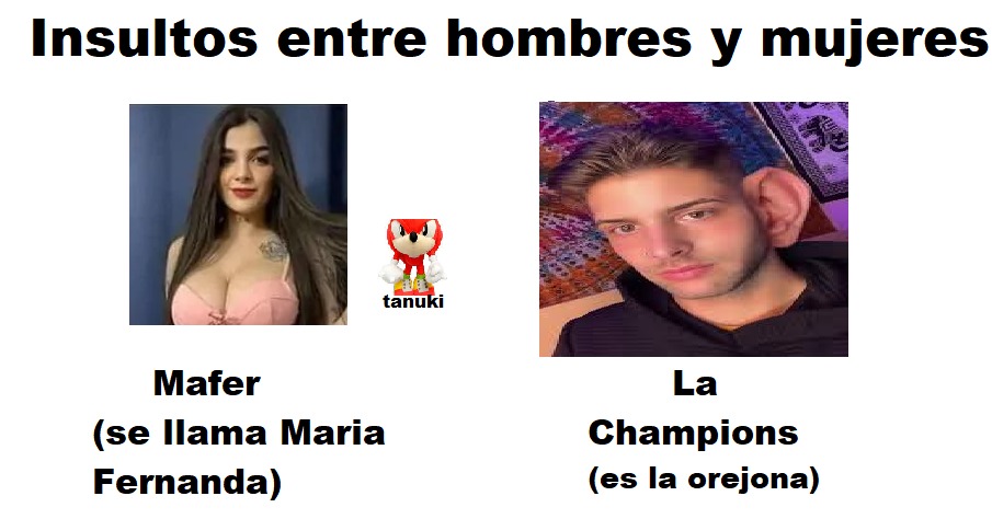 insultos (semana de examenes = inactividad) - meme