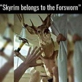 You have committed crimes against Skyrim and her people.