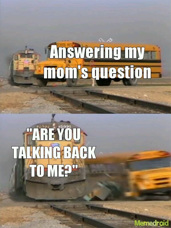 Answering questions be like - meme