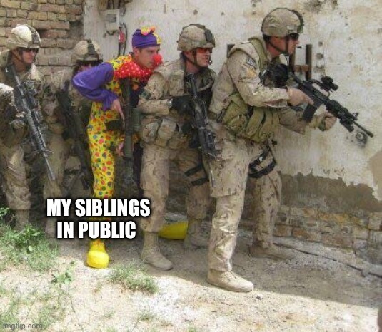 Soldier clown meme