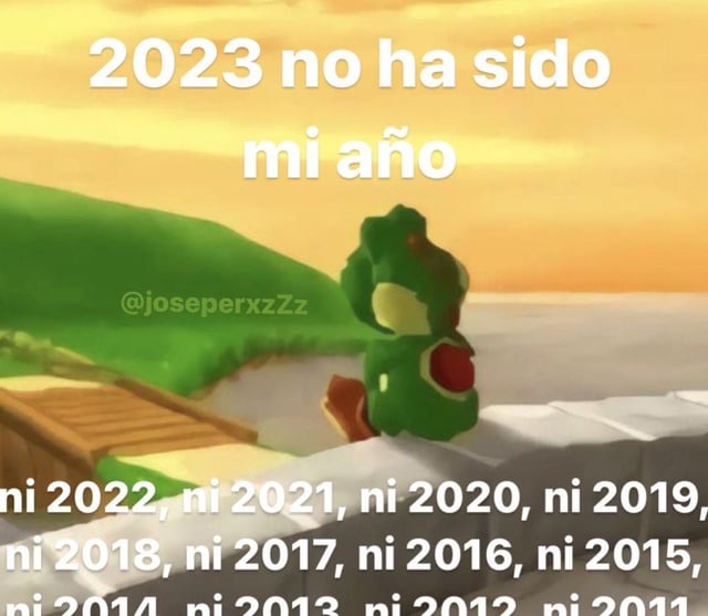Meme para despedir el año 2023