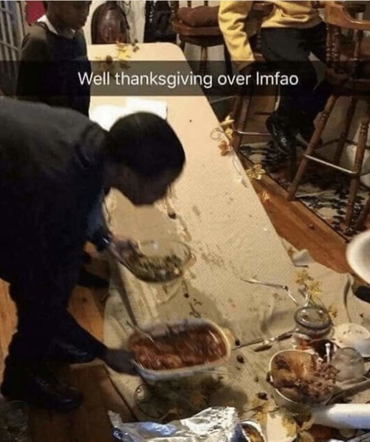 Thanksgiving fail - meme