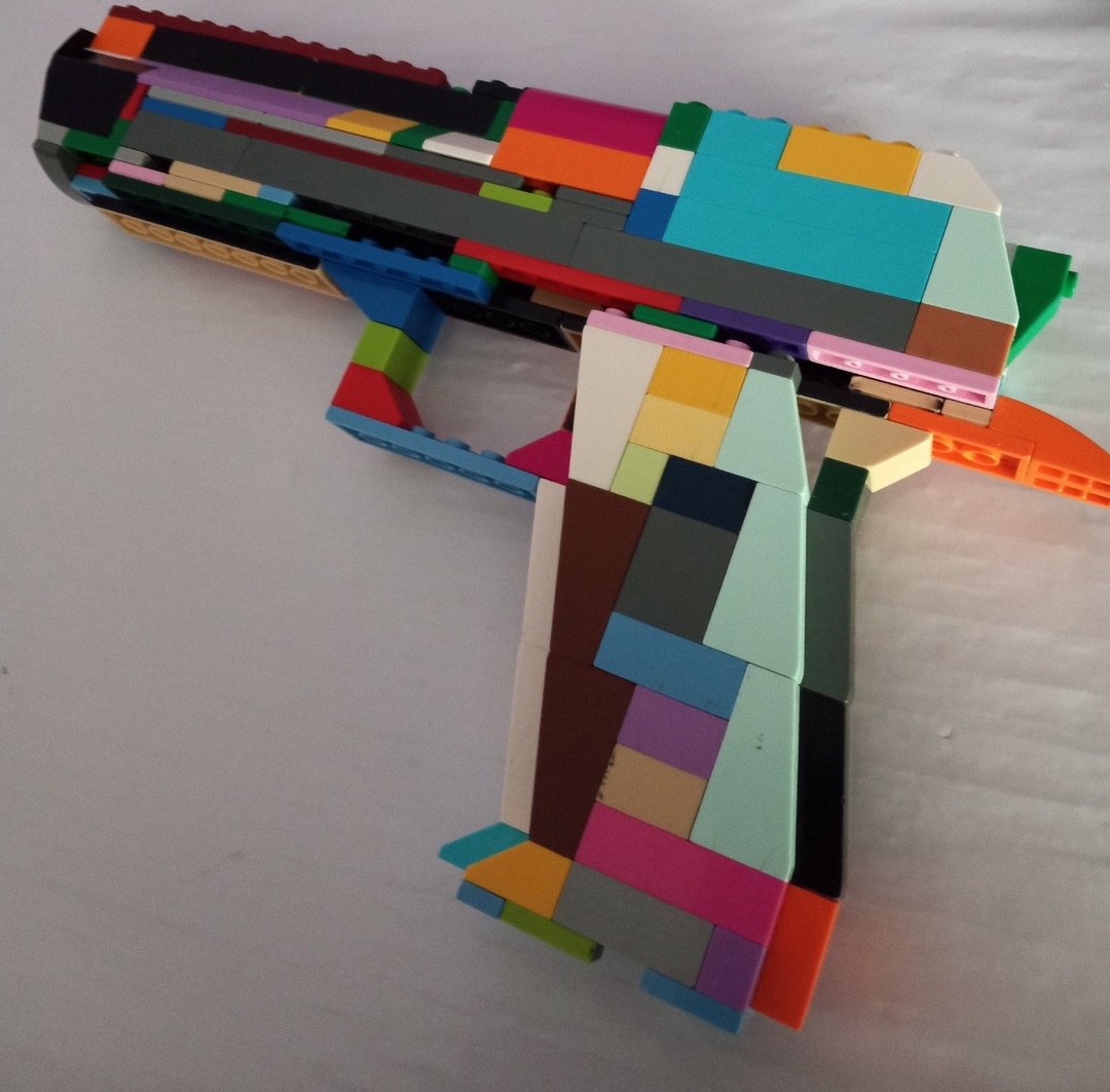 Una pistola que hice con legos - meme