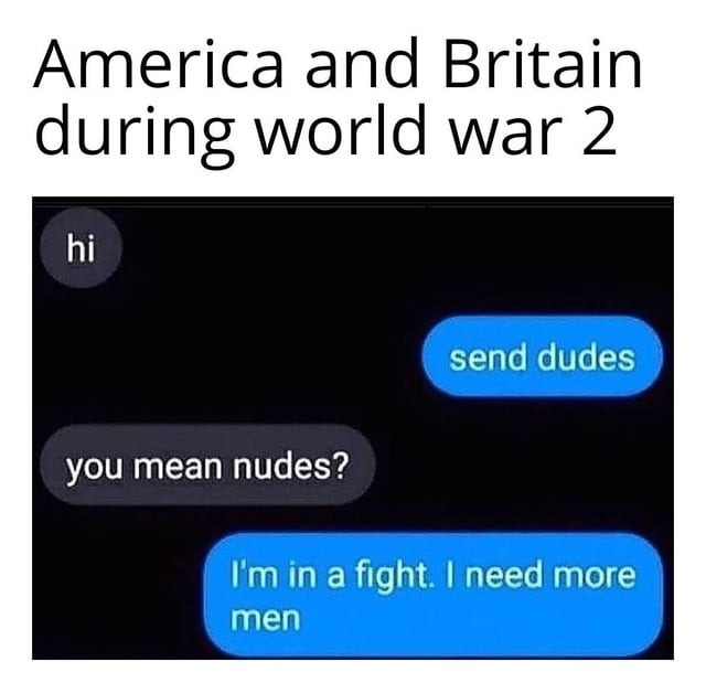 WW2 chats - meme