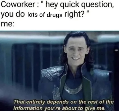 Be careful with coworkers - meme