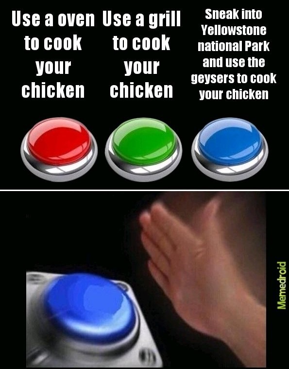 Cooken chicken - meme