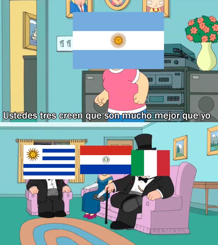 Uruchad Paragod Y Italichad>>>>>>>>>Argenmierda - meme