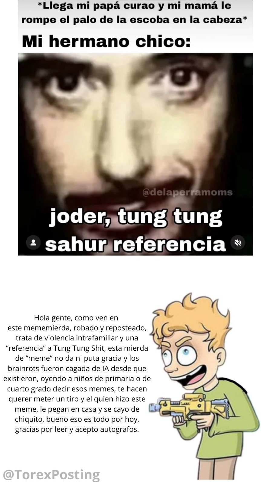 Gracias a Sanma.j por la imagen de fondo blanco de Skere, aunque le quedo culera - meme