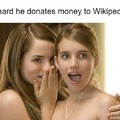 A real Chad donates money to Wikipedia