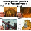 Godzilla vs un orangután