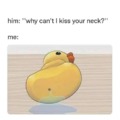 Neck kissing is a classic