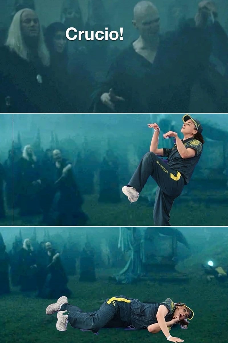 *proceeds to "breakdance"* - meme