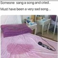 Definitely a sad song