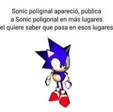 Sonic poligonal - meme