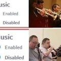 Disabled music