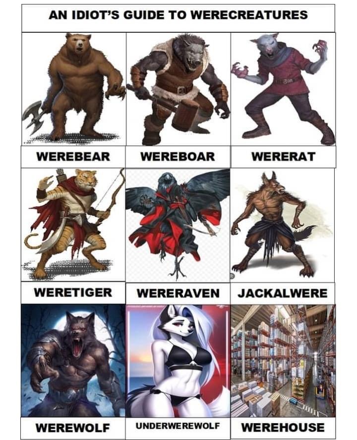 Furry AND werewolf shit #1 - meme