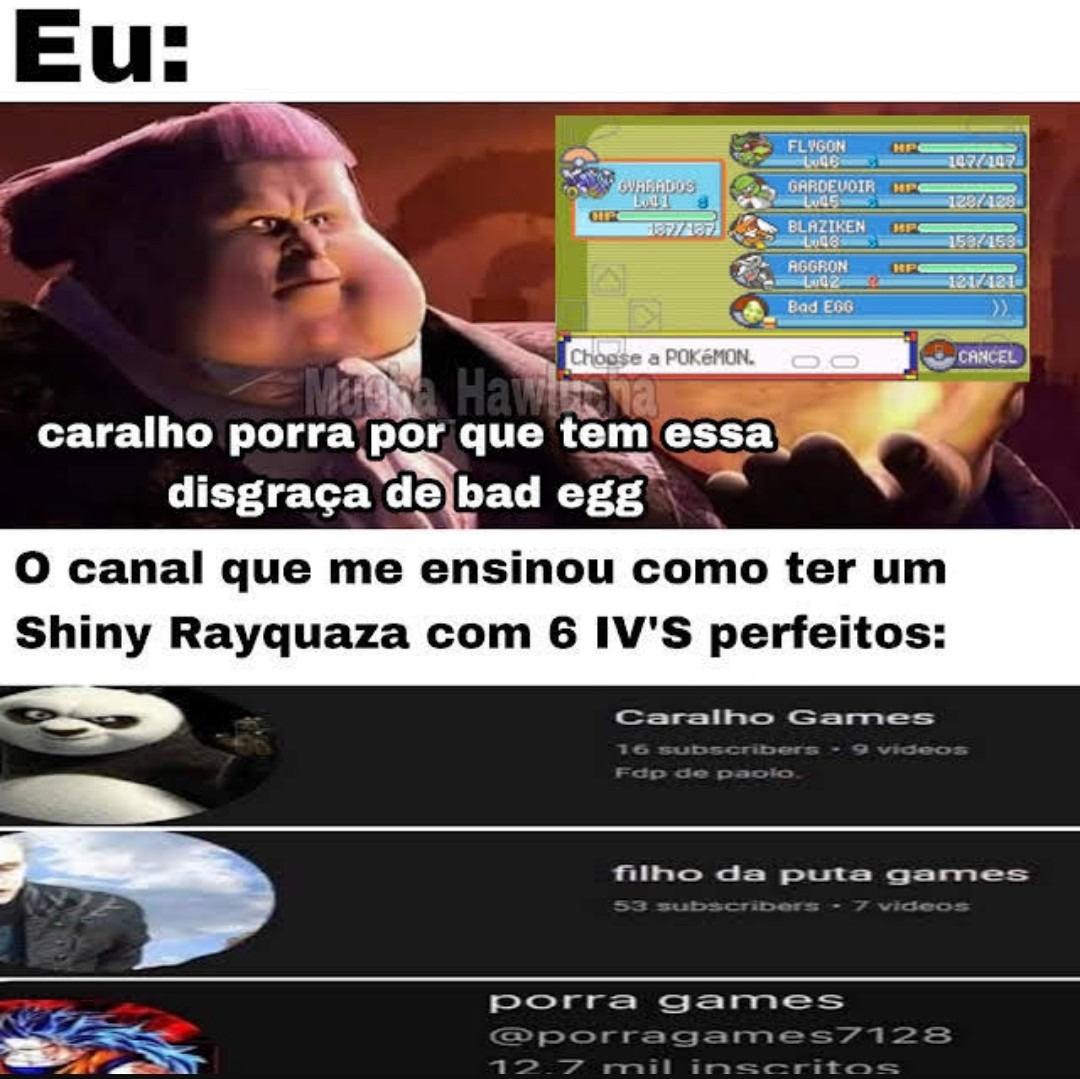 Onix é pokemon mais subestimado na minha opinião - Meme by charap2 :)  Memedroid