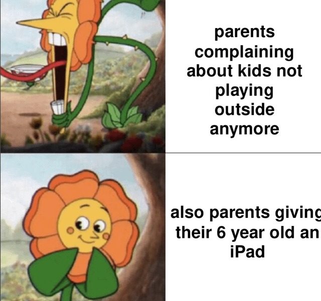 Parenting in easy mode at the beginning - meme