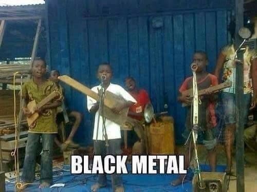 Metal afrodescendente - meme