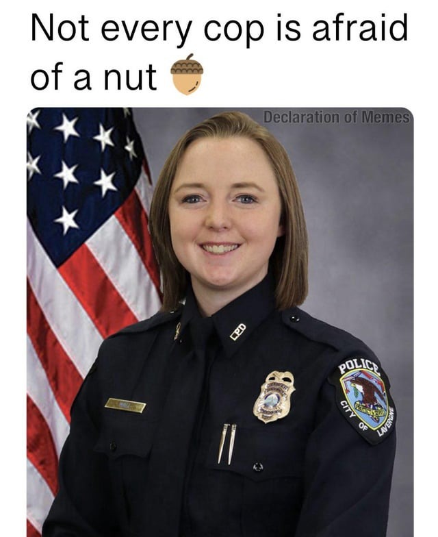Tennessee Cop is not afraid of nuts - meme