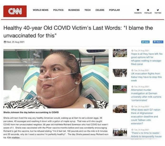 of course. it's because of the vax - meme