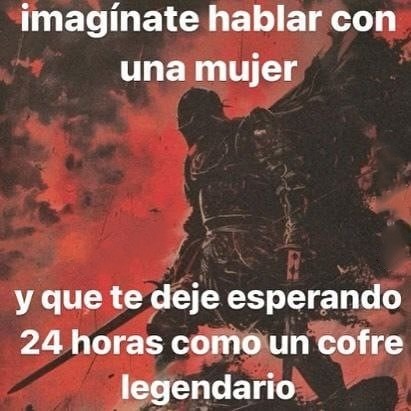 Ser ignorado 24h como un cofre legendario... duele - meme