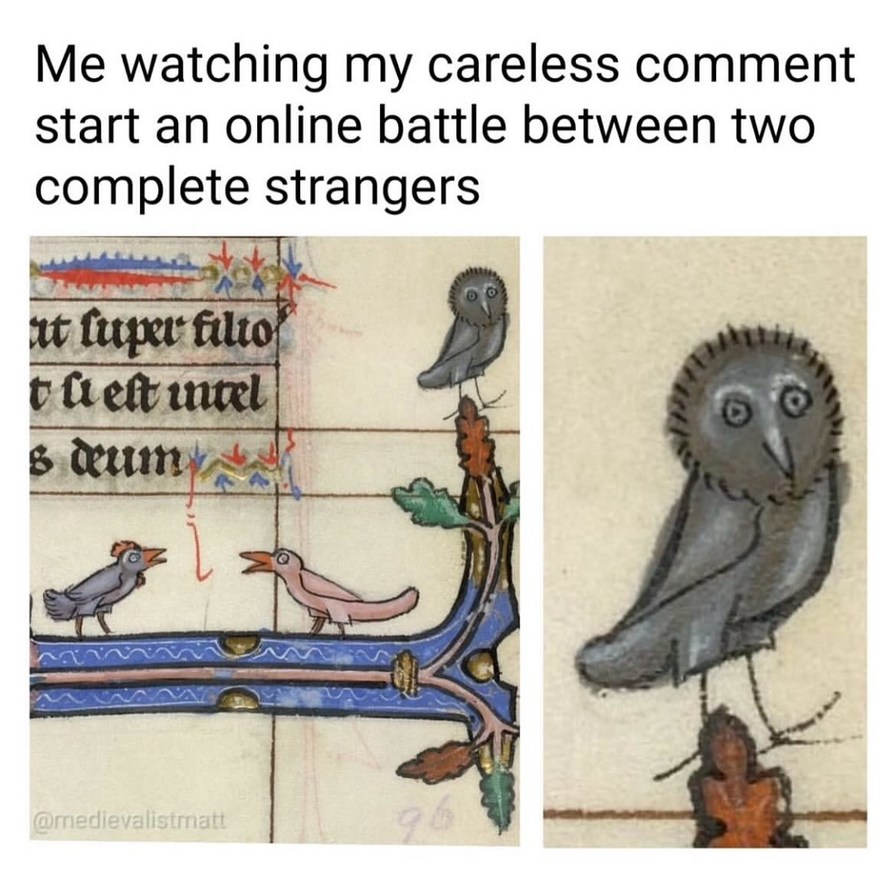 Dropped one comment and started World War Web - meme