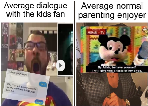 Parenting is just about balance - meme