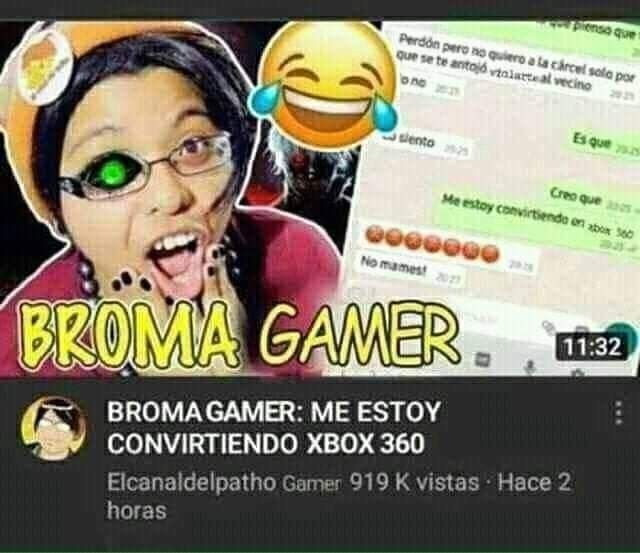Broma gamer - meme