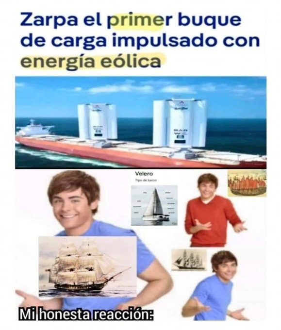 Traigan de vuelta los barcos del siglo XVII - meme